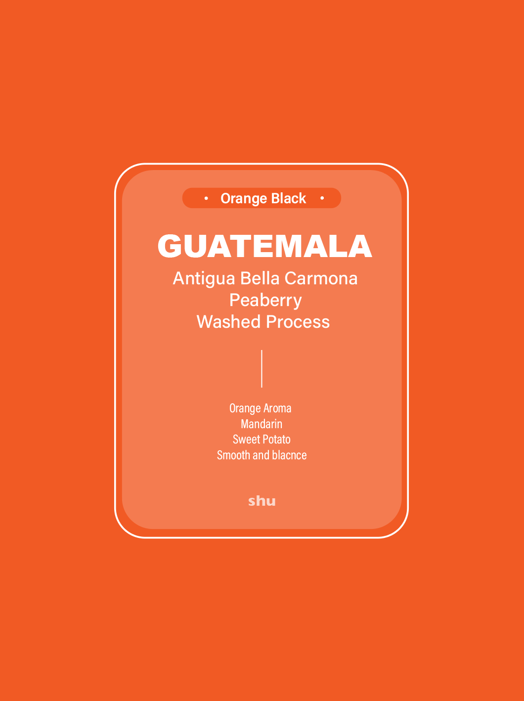 Guatemala Antigua Bella Carmona Peaberry Washed