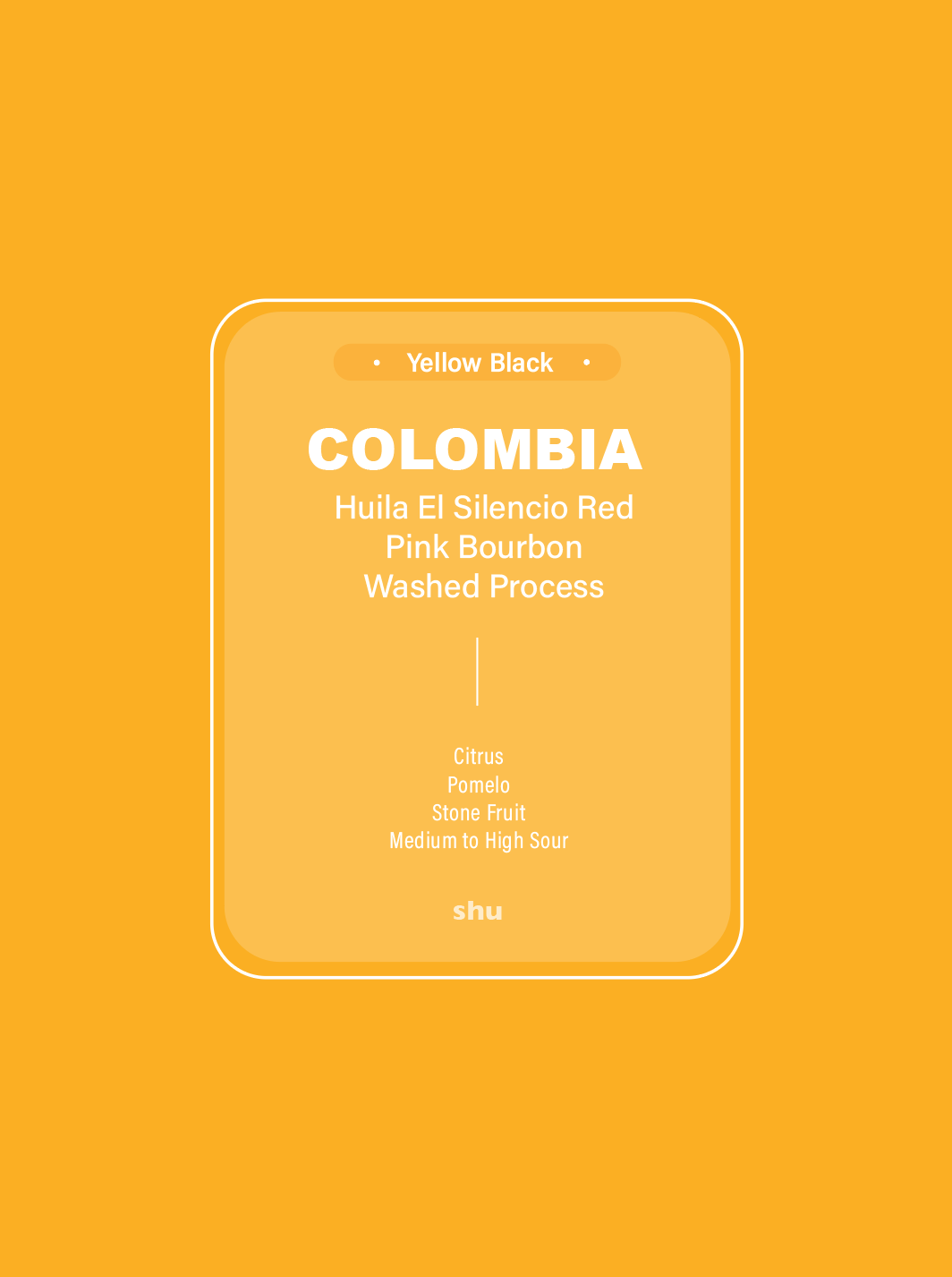 Colombia Huila El Silencio Red Washed