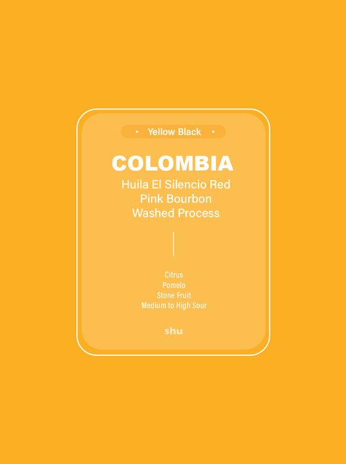 Colombia Huila El Silencio Red Washed