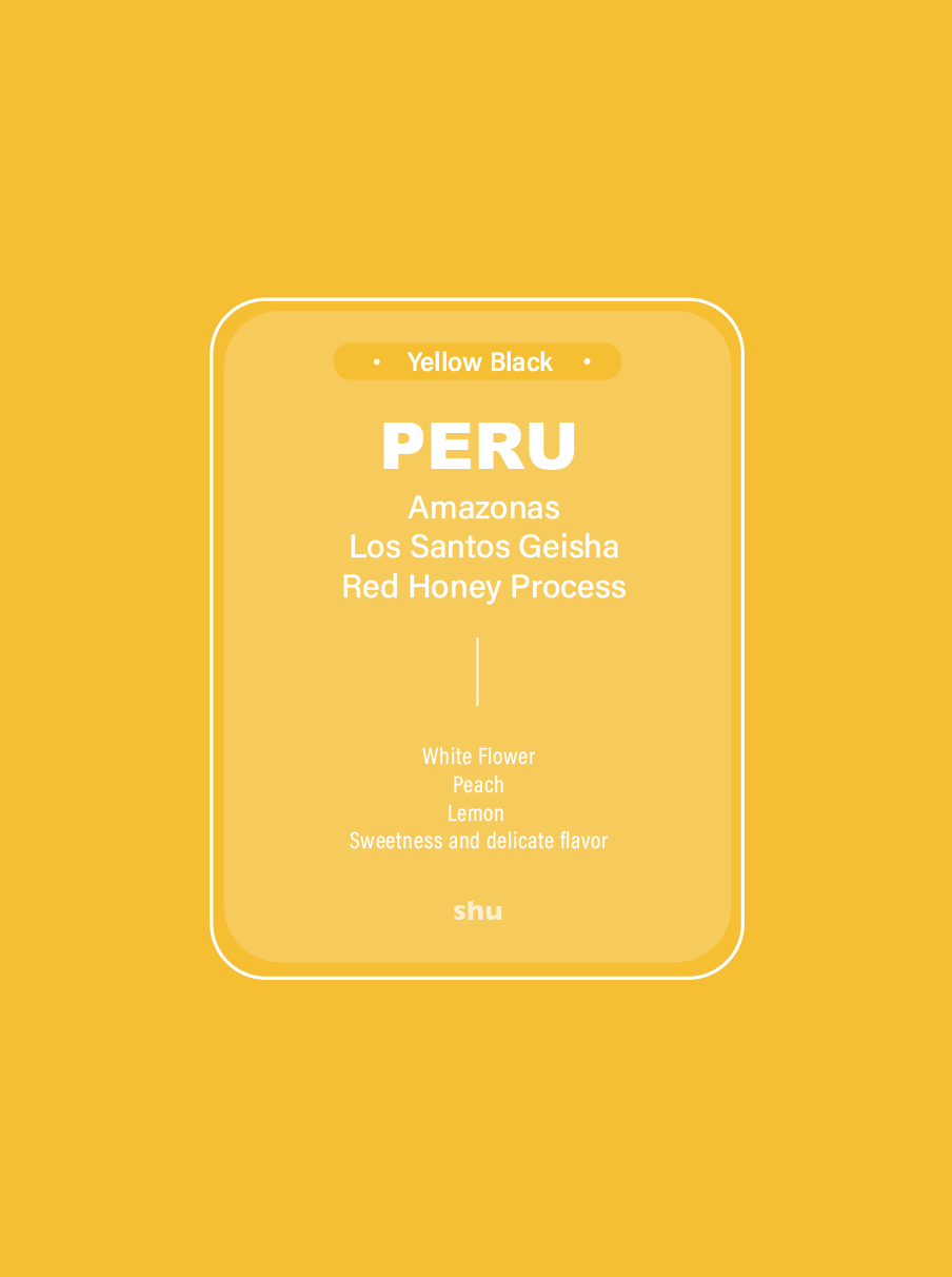 Peru Amazonas Los Santos Red Honey Geisha